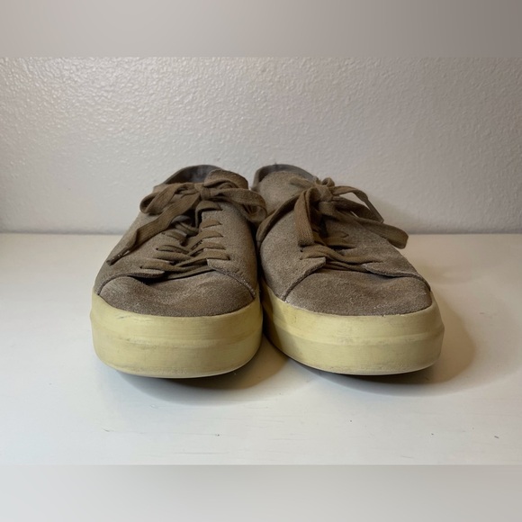 Vince Men's Copeland Tan‎ Suede Sneakers Size 8.5 - Picture 5 of 10